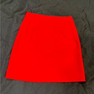 H&M Red Pencil Skirt